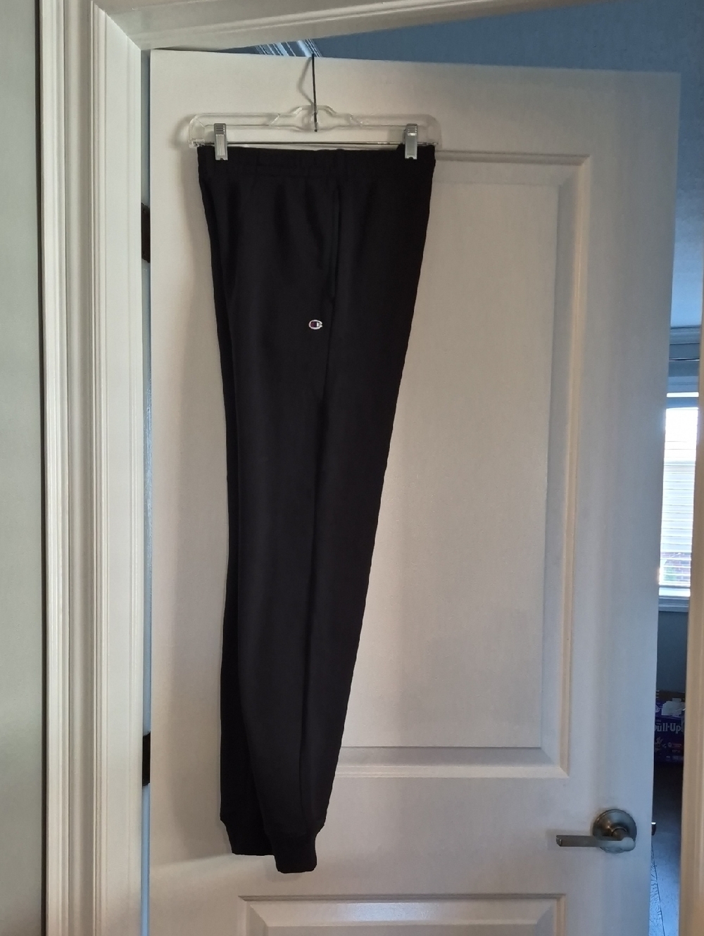 Champion Black Boys's Fleece Joggers with Logo